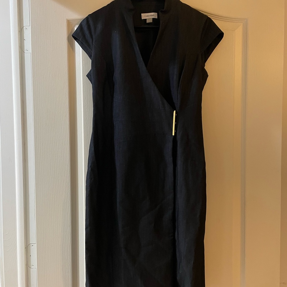 Calvin Klein Dark Navy Midi Dress